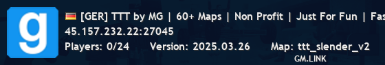 [GER] TTT by MG | 60+ Maps | Non Profit | Just For Fun | Fast D