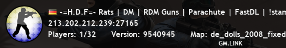 -=H.D.F=- Rats | DM | RDM Guns | Parachute | FastDL | !stamm |