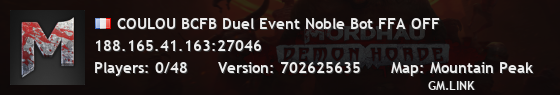 COULOU BCFB Duel Event Noble Bot FFA OFF