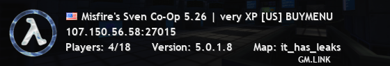 Misfire's Sven Co-Op 5.26 | very XP [US] BUYMENU