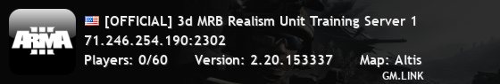 [OFFICIAL] 3d MRB Realism Unit Training Server 1