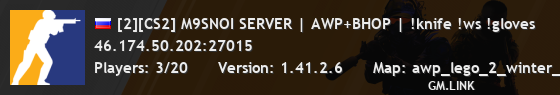 [2][CS2] M9SNOI SERVER | AWP+BHOP | !knife !ws !gloves