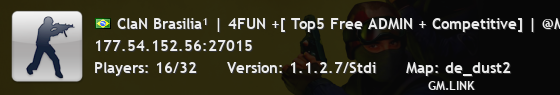 ClaN Brasilia¹ | 4FUN +[ Top5 Free ADMIN + Competitive] | @MaxiGames