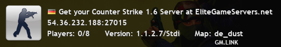 Get your Counter Strike 1.6 Server at EliteGameServers.net