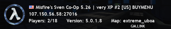 Misfire's Sven Co-Op 5.26 | very XP #2 [US] BUYMENU