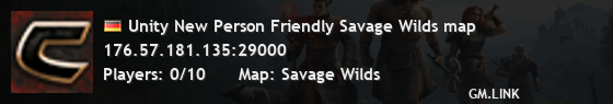 Unity New Person Friendly Savage Wilds map