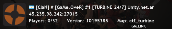 [ClaN] # [GaMe.OveR] #1 [TURBINE 24/7] Unity.net.ar