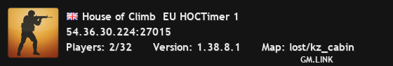 House of Climb  EU HOCTimer 1