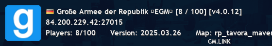 Große Armee der Republik ★EGM★ [1 / 100] [v4.0.12]