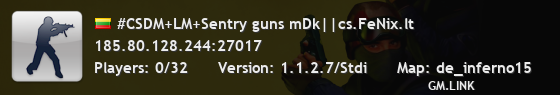 #CSDM+LM+Sentry guns mDk||cs.FeNix.lt