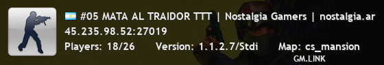 #05 MATA AL TRAIDOR TTT | Nostalgia Gamers | nostalgia.ar