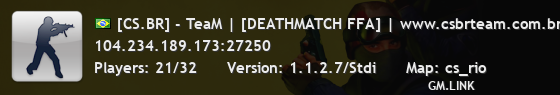 [CS.BR] - TeaM | [DEATHMATCH FFA] | www.csbrteam.com.br