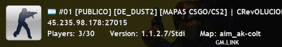 #01 [PUBLICO] [DE_DUST2] [MAPAS CSGO/CS2] | CRevOLUCION GAMING |