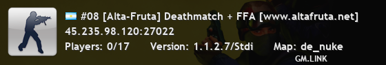 #08 [Alta-Fruta] Deathmatch + FFA [www.altafruta.net]