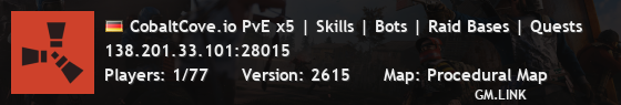 CobaltCove.io PvE x5 | Skills | Bots | Raid Bases | Quests