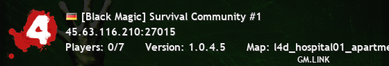 [Black Magic] Survival Community #1 | 1m (2.00 SI/min - 2 kille