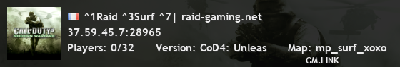 ^1Raid ^3Surf ^7| raid-gaming.net