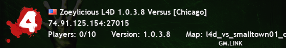 Zoeylicious L4D 1.0.3.8 Versus [Chicago]