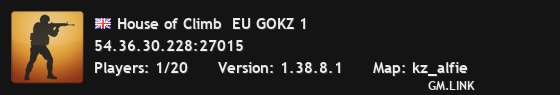 House of Climb  EU GOKZ 1