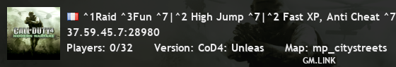 ^1Raid ^3Fun ^7|^2 High Jump ^7|^2 Fast XP, Anti Cheat ^7| raid-gaming.net