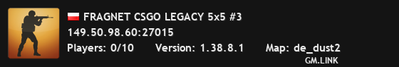 FRAGNET CSGO LEGACY 5x5 #3
