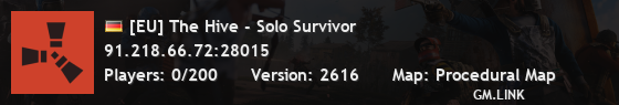 [EU] The Hive - Solo Survivor