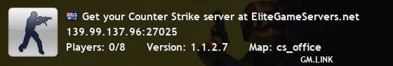 Get your Counter Strike server at EliteGameServers.net