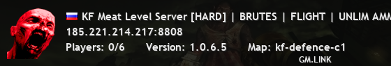 KF Meat Level Server [HARD] | BRUTES | FLIGHT | UNLIM AMMO | 10