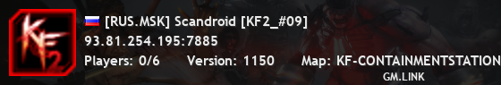 [RUS.MSK] Scandroid [KF2_#09]