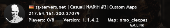 sg-servers.net |Casual|NMRiH #3|Custom Maps
