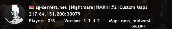 sg-servers.net |Nightmare|NMRiH #2|Custom Maps