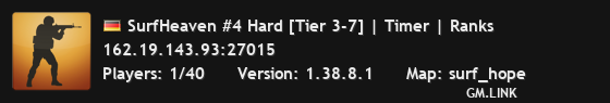 SurfHeaven #4 Hard [Tier 3-7] | Timer | Ranks
