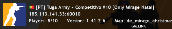 [PT] Tuga Army • Competitivo #10 [Only Mirage Natal]