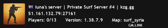 luna's server | Private Surf Server #4 | kzg.gg