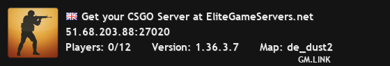 Get your CSGO Server at EliteGameServers.net