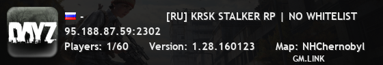 -                        [RU] KRSK STALKER RP | NO WHITELIST