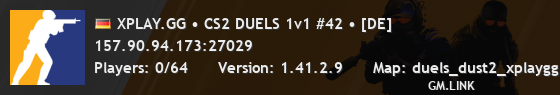 XPLAY.GG • CS2 DUELS 1v1 #42 • [DE]