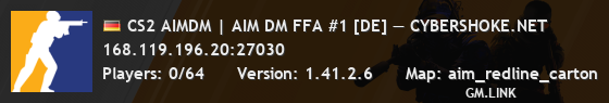 CS2 AIMDM | AIM DM FFA #1 [DE] — CYBERSHOKE.NET