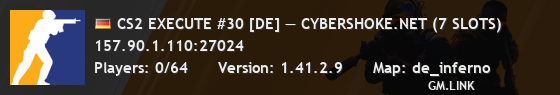 CS2 EXECUTE #30 [DE] — CYBERSHOKE.NET (7 SLOTS)