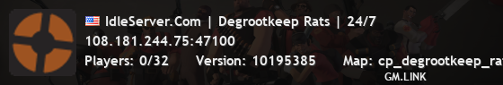 IdleServer.Com | Degrootkeep Rats | 24/7