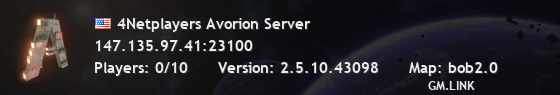 4Netplayers Avorion Server