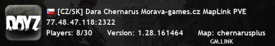 [CZ/SK] Dara Chernarus Morava-games.cz MapLink PVE