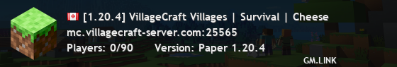 [1.20.4] VillageCraft Villages | Survival | Cheese