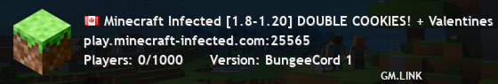 Minecraft Infected [1.8-1.20] DOUBLE COOKIES! + Valentines Event!
