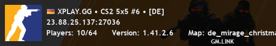 XPLAY.GG • CS2 5x5 #6 • [DE]