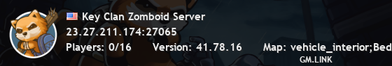 Key Clan Zomboid Server