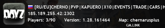[RU/EU]CHERNO|PVP|KAPUERO|X10|EVENTS|TRADE|CARS|HELI
