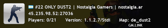 #22 ONLY DUST2 | Nostalgia Gamers | nostalgia.ar