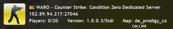 WARO - Counter Strike: Condition Zero Dedicated Server