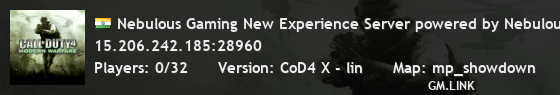 Nebulous Gaming New Experience Server powered by Nebulous Community